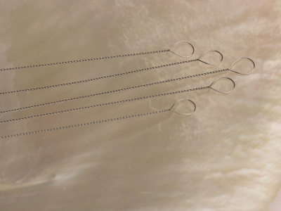 0.22mm Mini Eye Flexi Australian Made Twisted Wire Beading Needles
